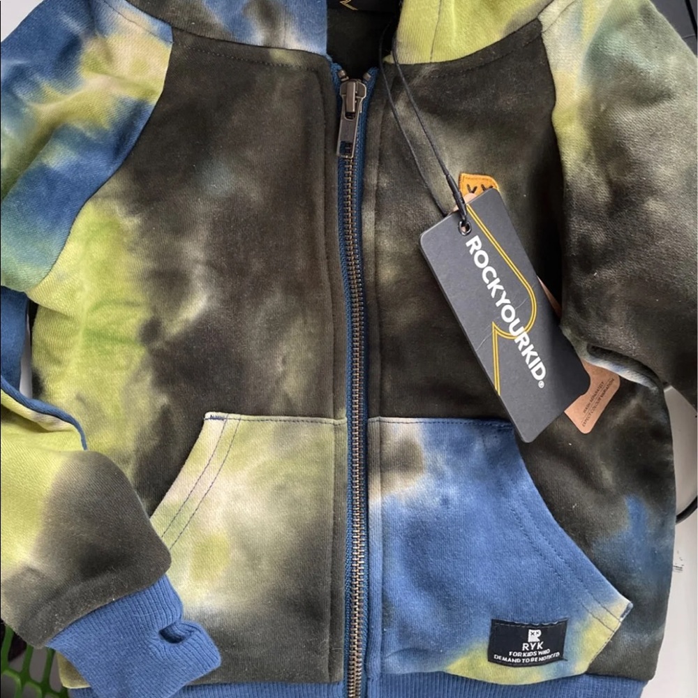 “Rock your baby” Tie-dye hoodie